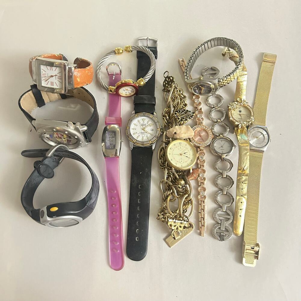 Assorted Watches Used Not Working For Parts Or Pieces lot 5